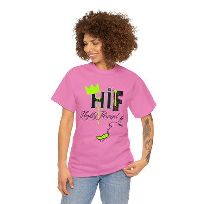 "Savory" NEON GREEN Drip Tee