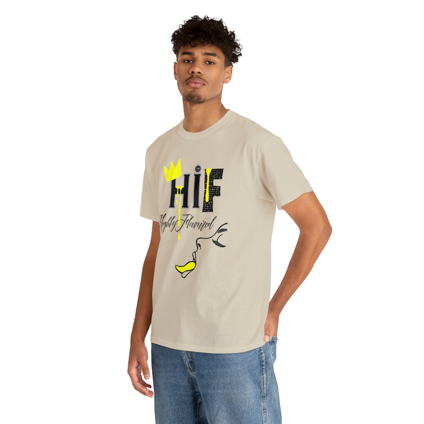 "Savory" YELLOW Drip Tee