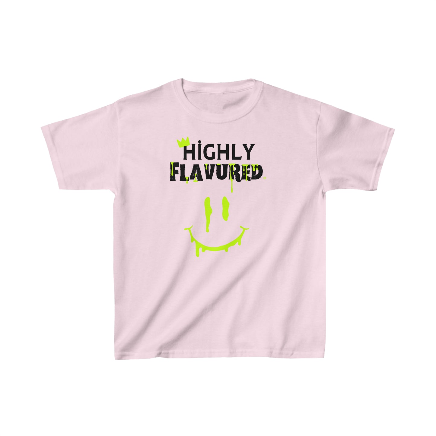 Kids “Smighly” NEON GREEN Drip Tee