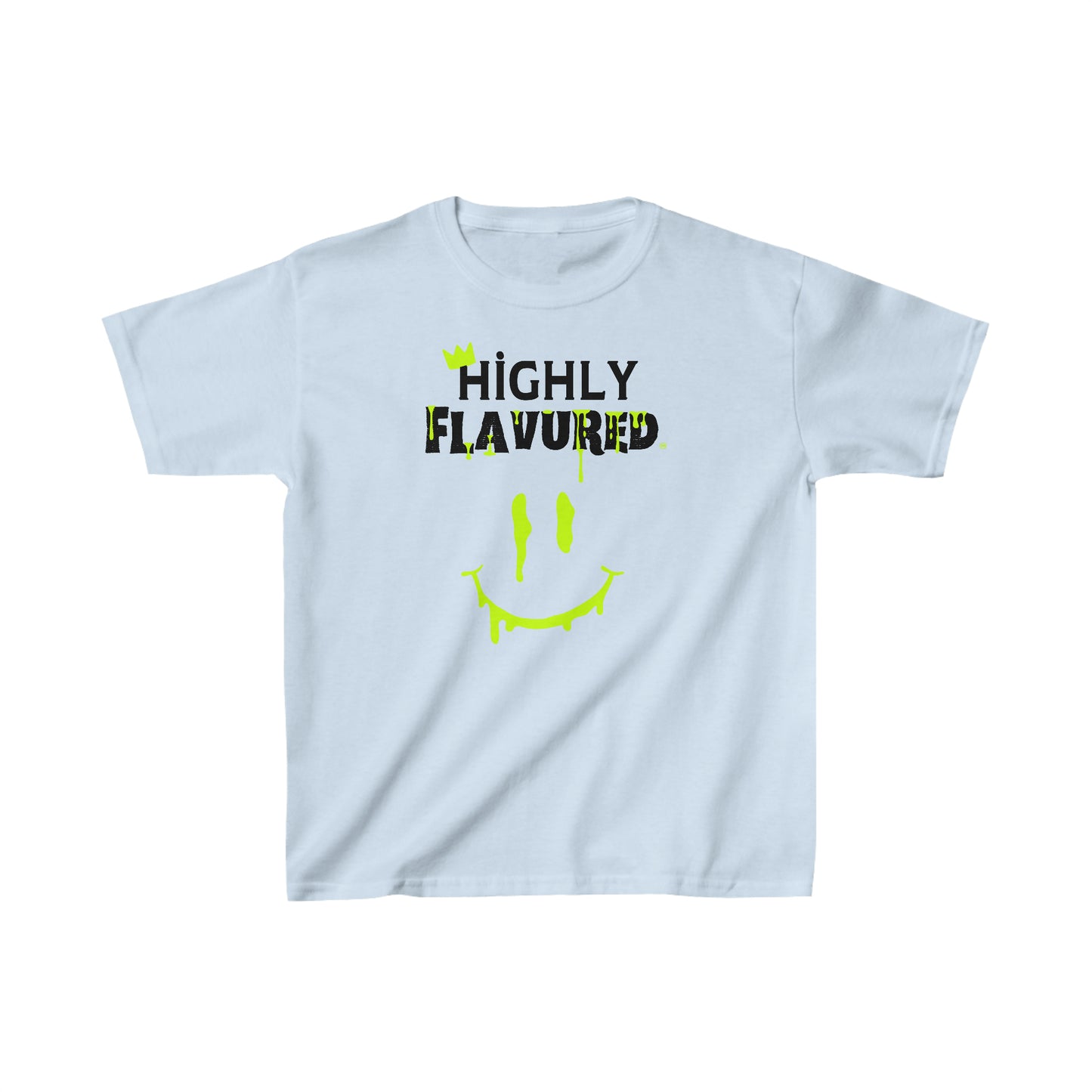 Kids “Smighly” NEON GREEN Drip Tee