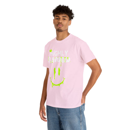 "Smighly" NEON GREEN Drip Tee