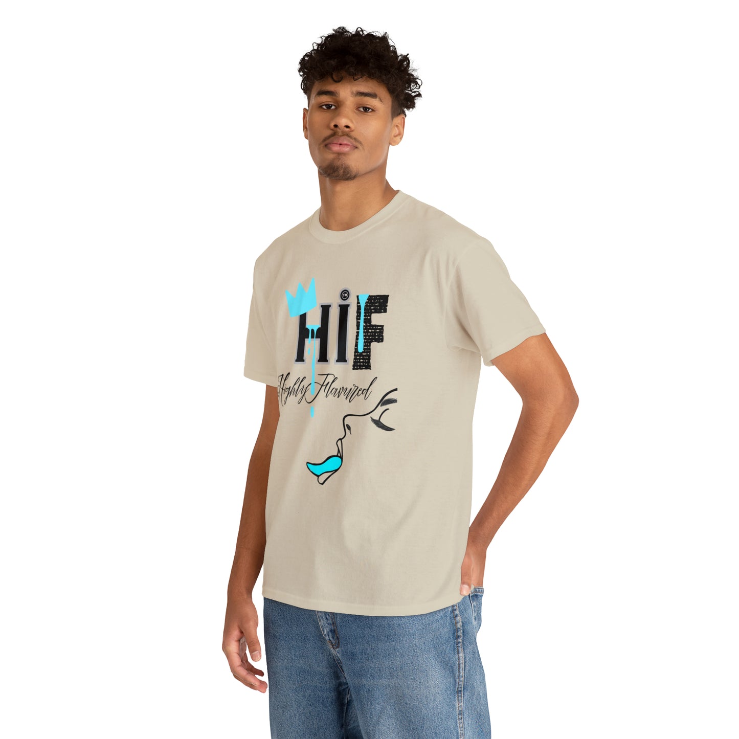 "Savory" BABY BLUE Drip Tee