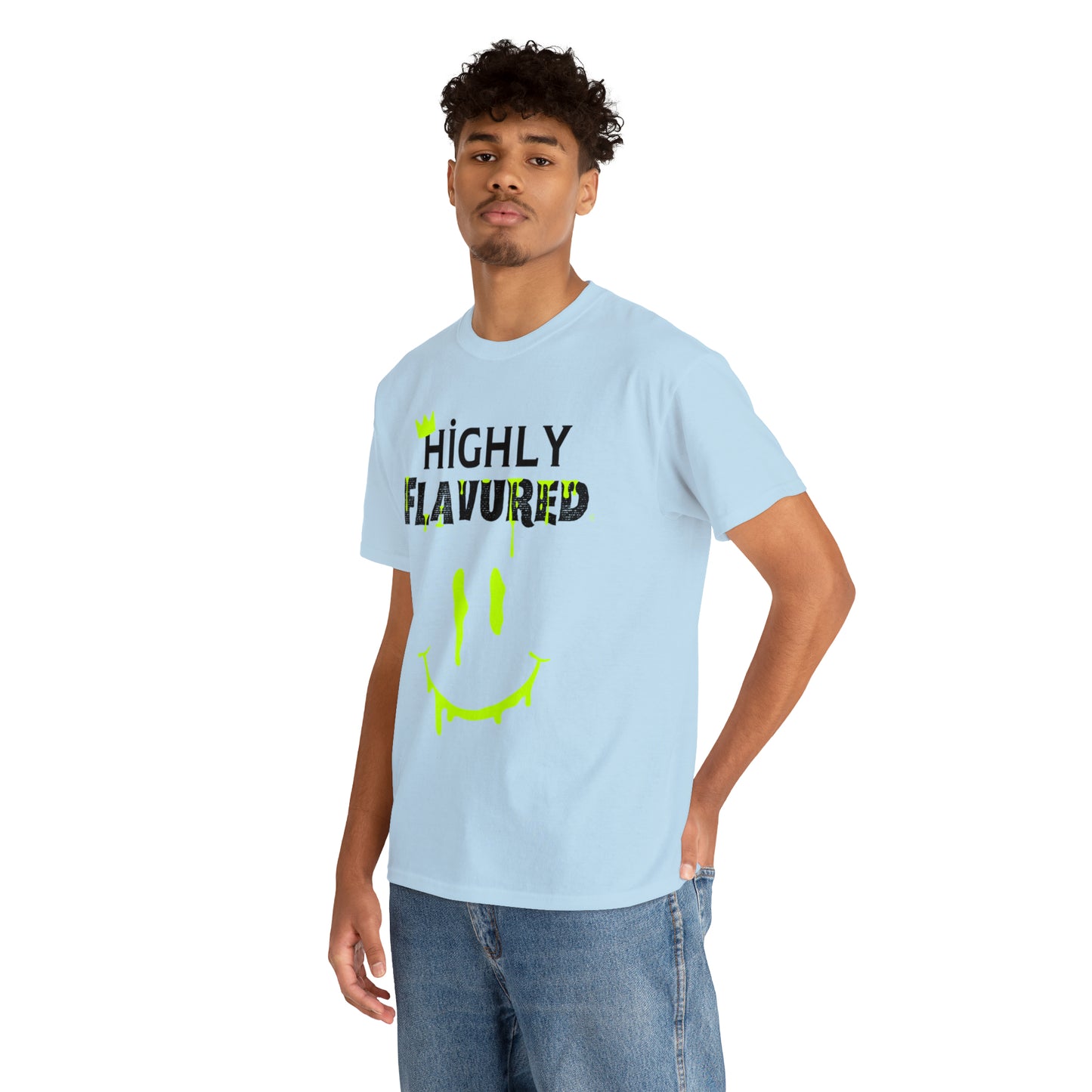 "Smighly" NEON GREEN Drip Tee