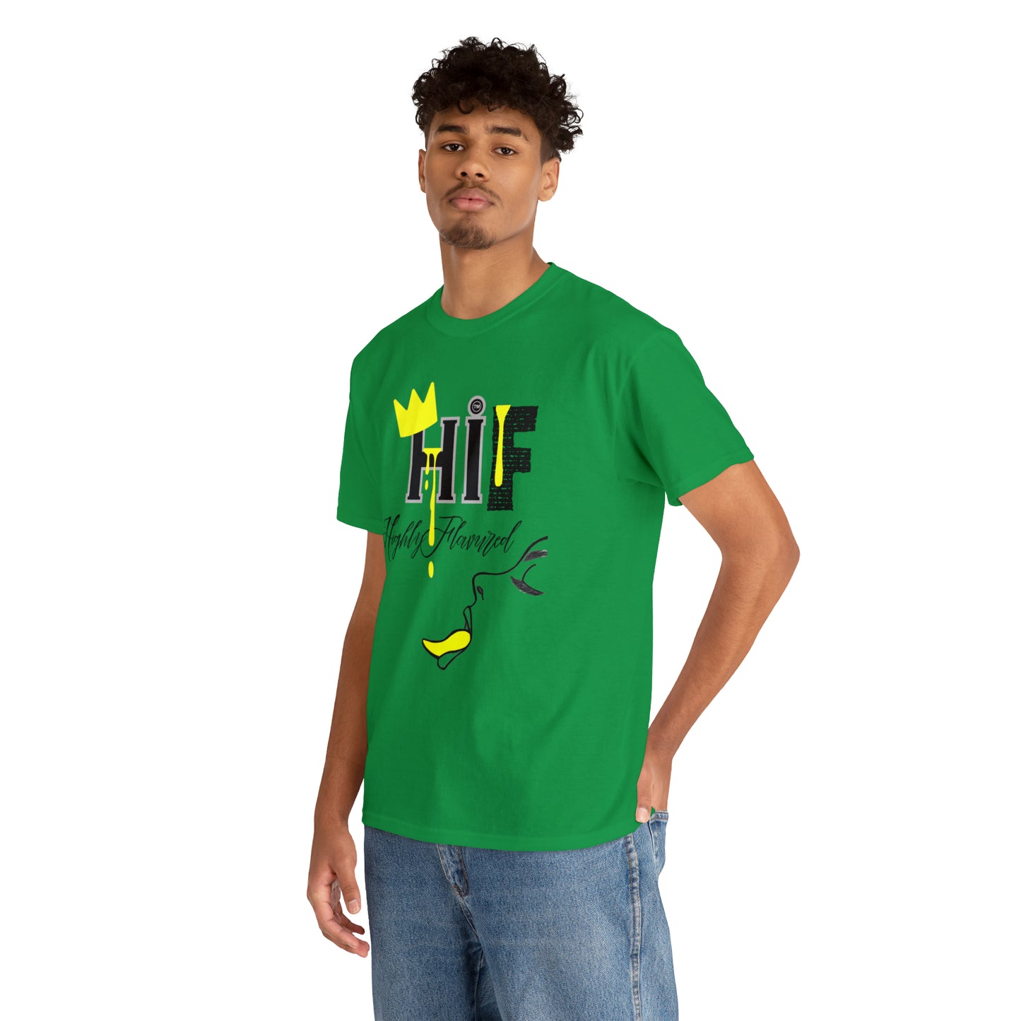 "Savory" YELLOW Drip Tee