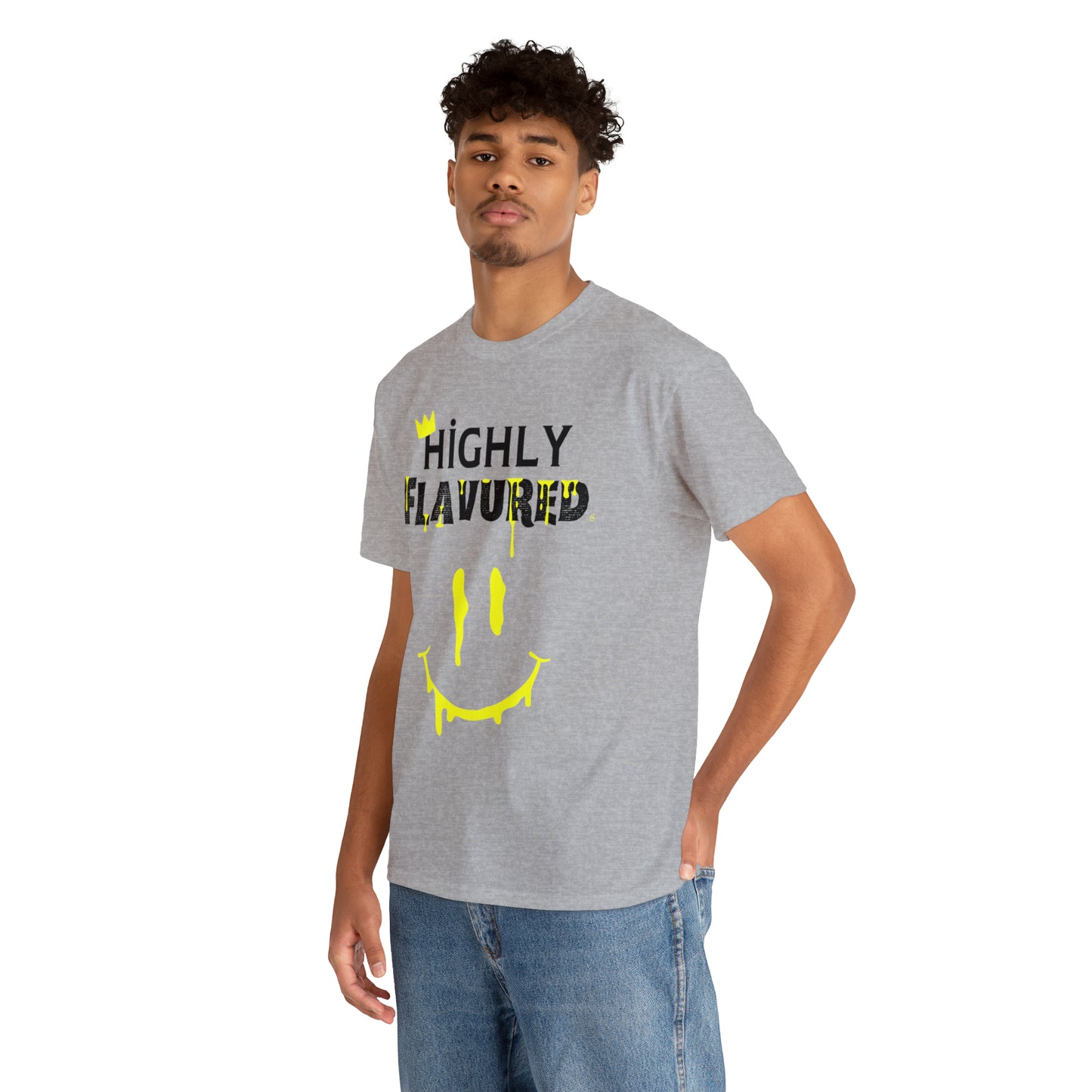 "Smighly" YELLOW Drip Tee