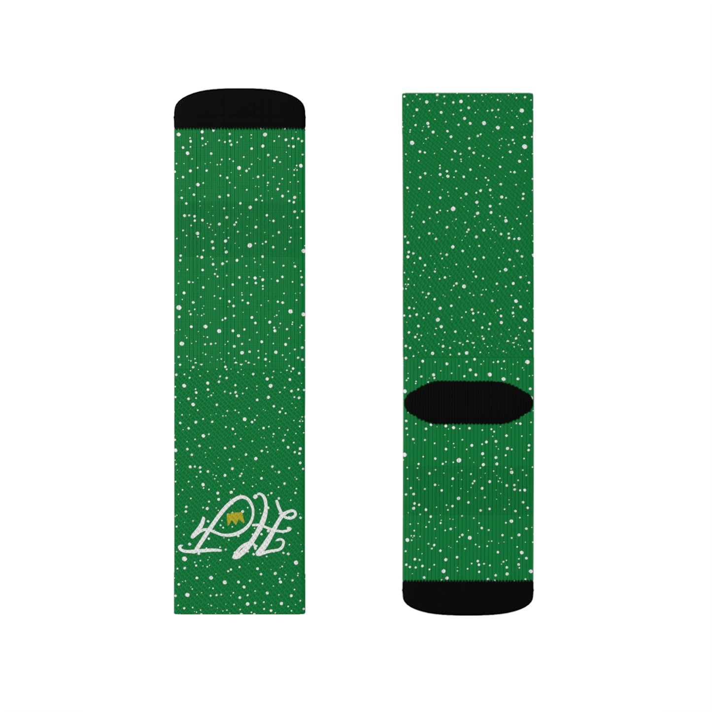 Green “HF” Socks