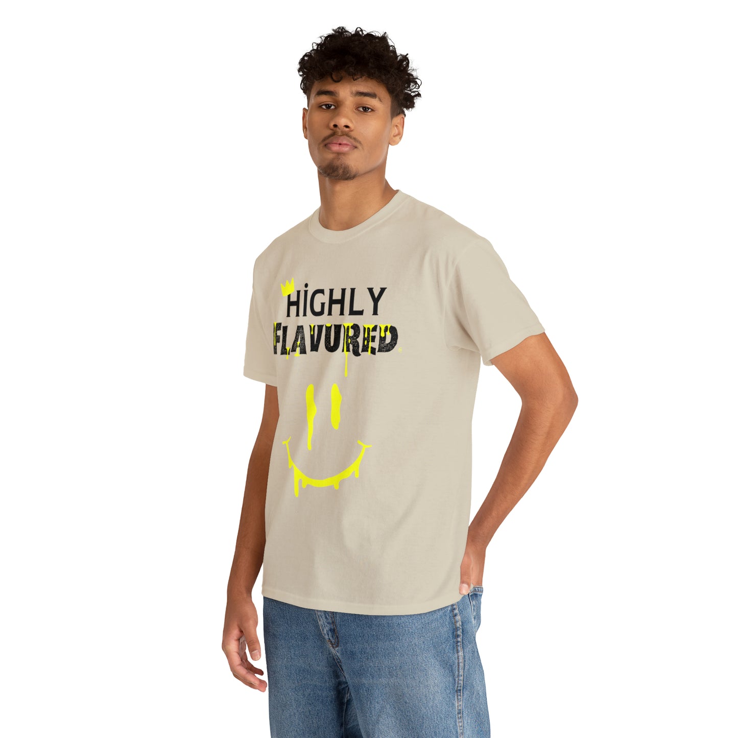 "Smighly" YELLOW Drip Tee