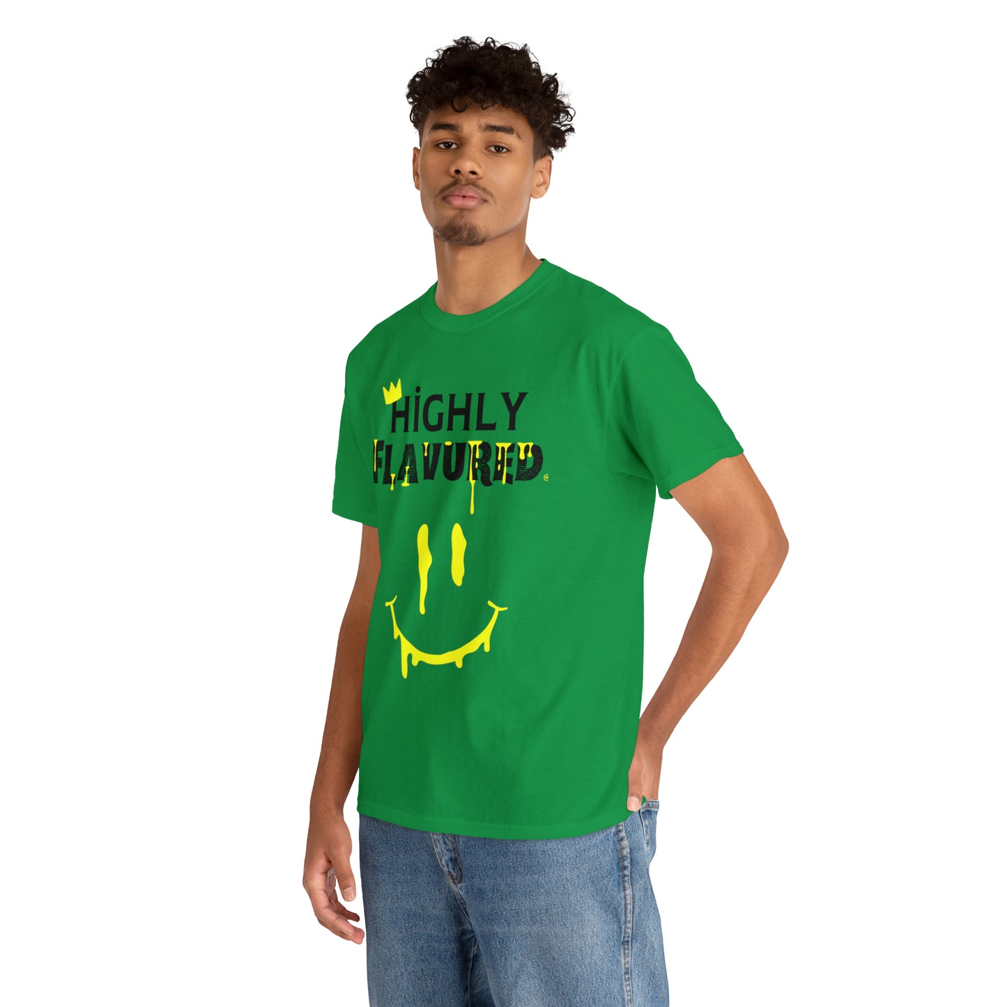 "Smighly" YELLOW Drip Tee