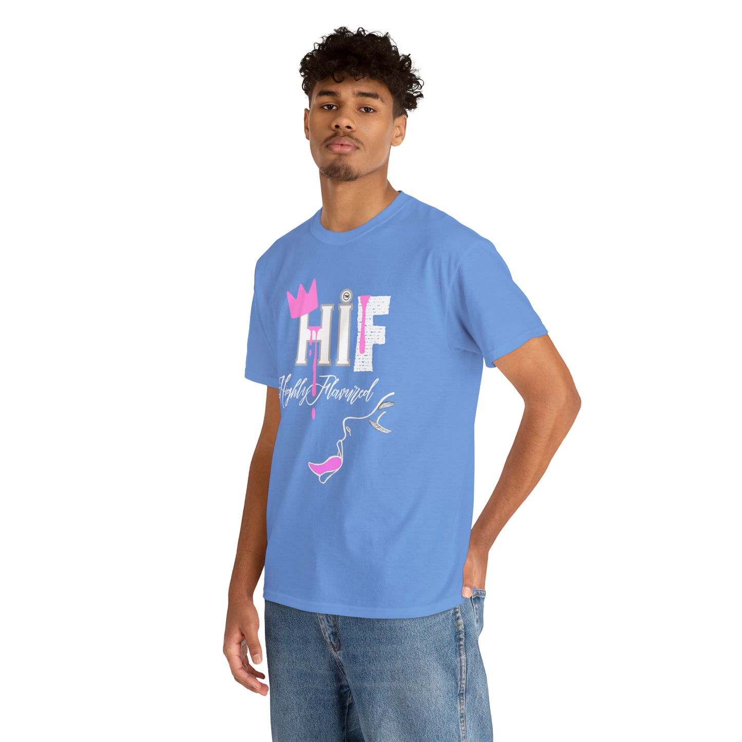 "Savory" PINK Drip Tee