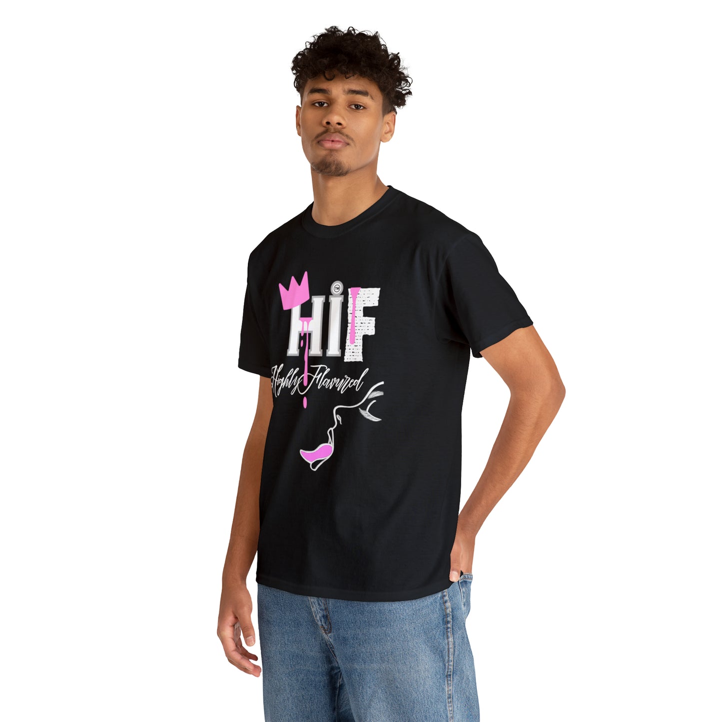 "Savory" PINK Drip Tee