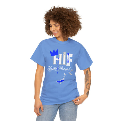 "Savory" BLUE Drip Tee