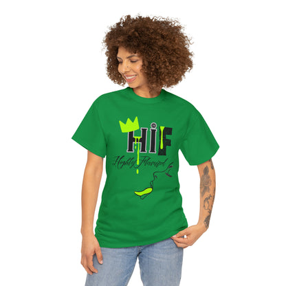 "Savory" NEON GREEN Drip Tee