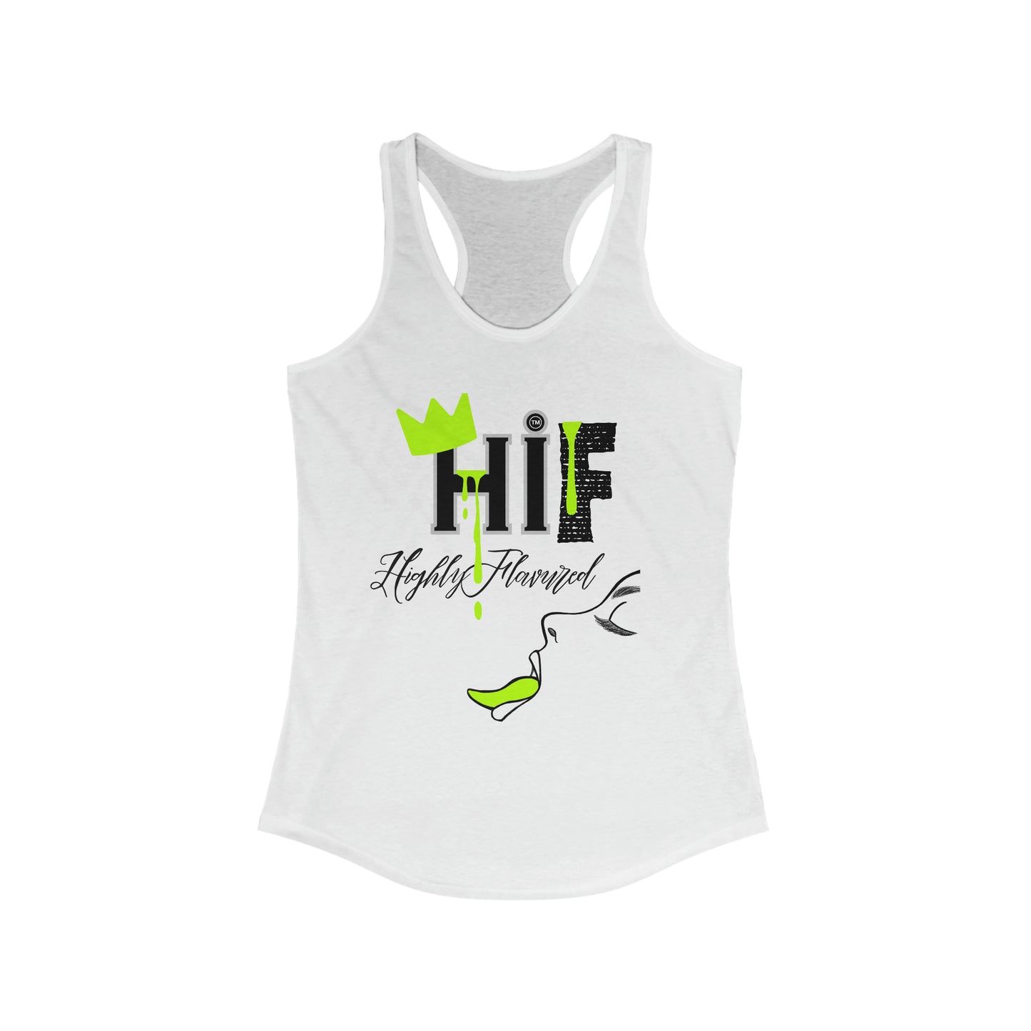 NEON GREEN Drip “Savory” Women's Tank