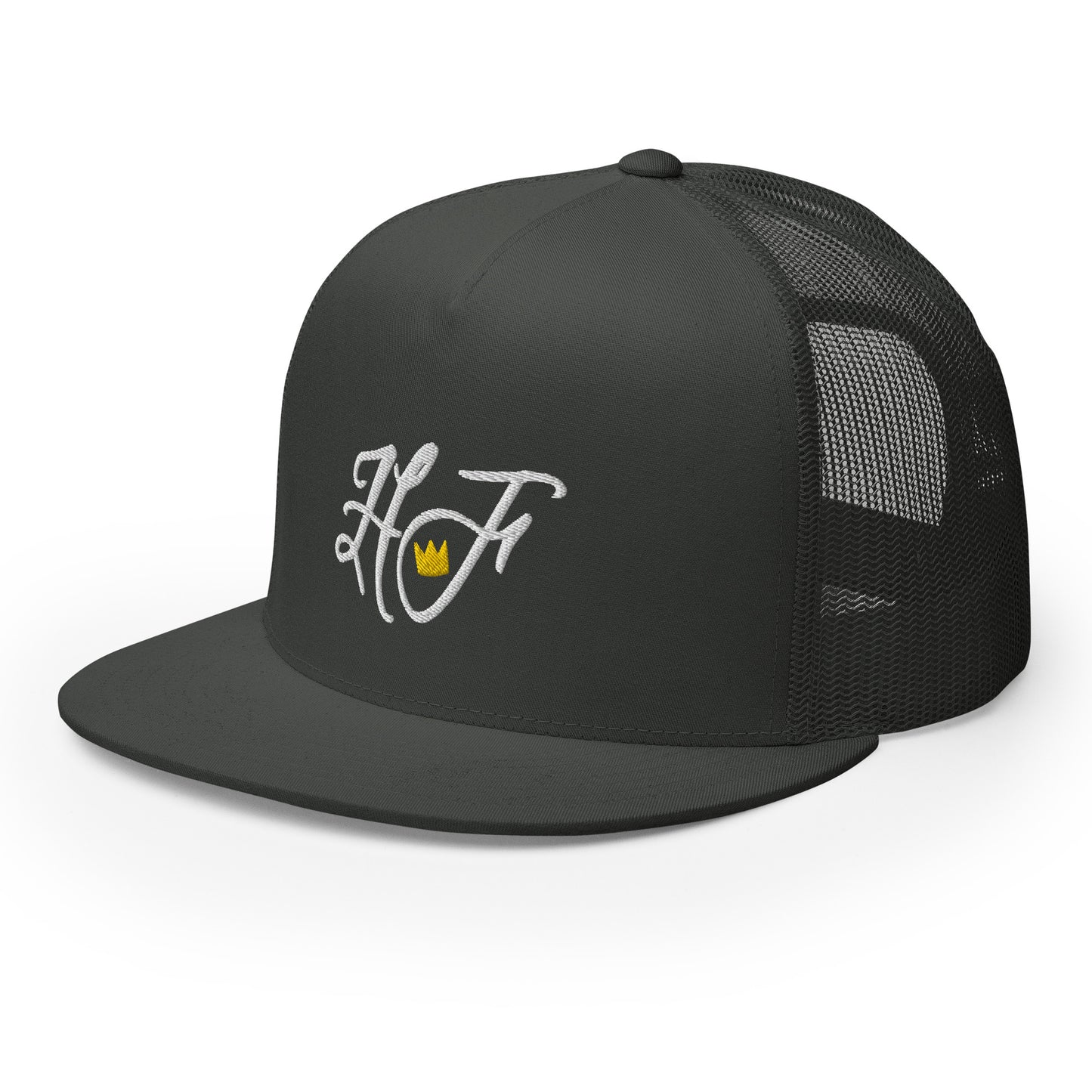 “HF” Flat Bib Trucker Cap