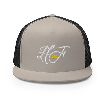 “HF” Flat Bib Trucker Cap