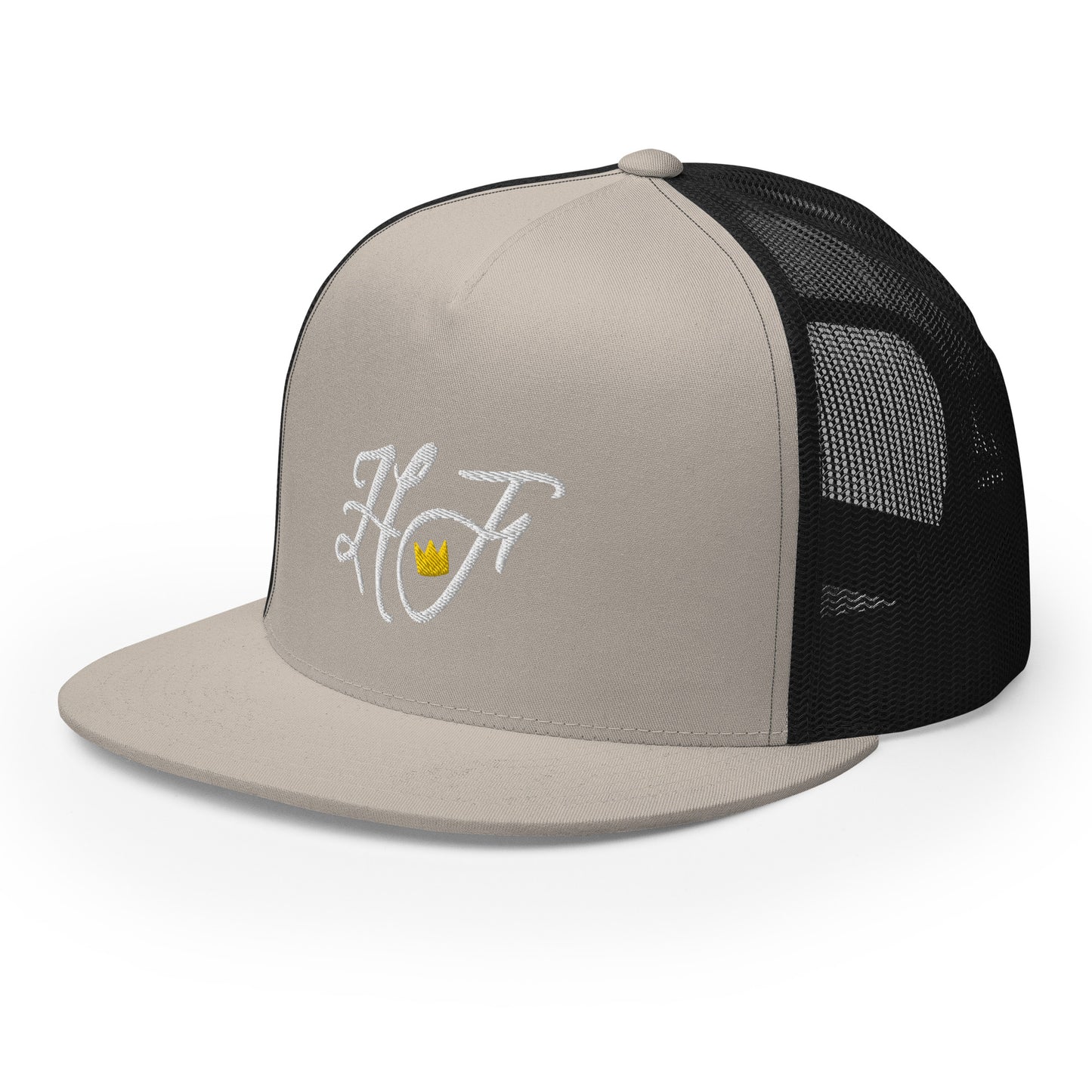 “HF” Flat Bib Trucker Cap