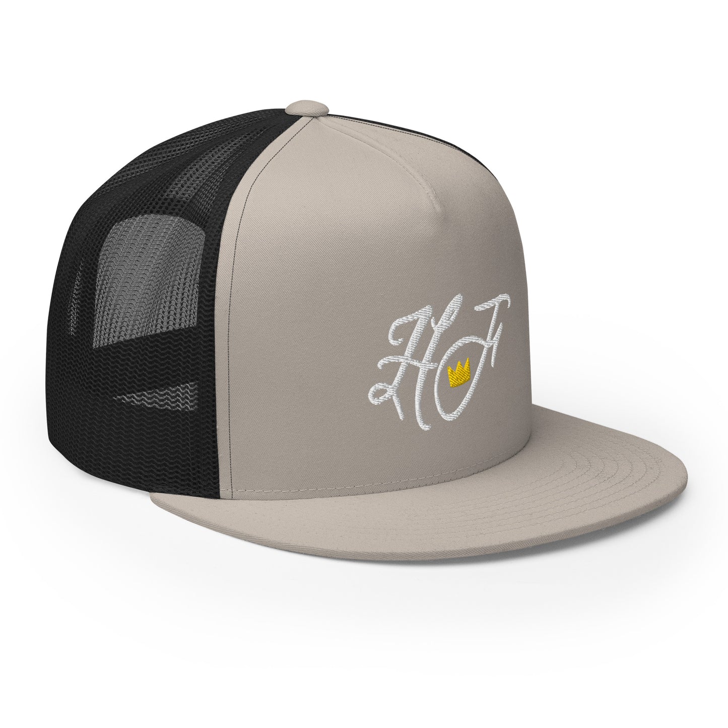 “HF” Flat Bib Trucker Cap