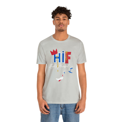 “Savory” Jordan 1 low WHT/RED/BLUE Tee Slim