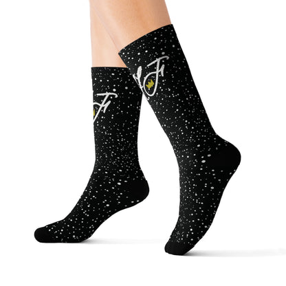 Black “HF” Socks