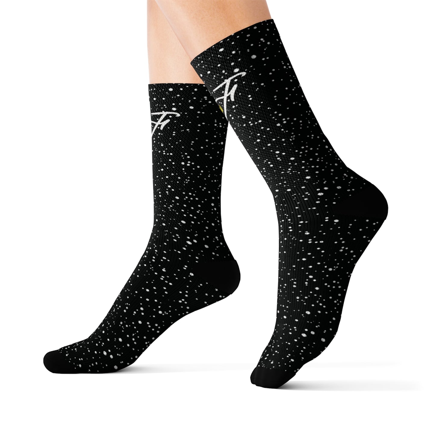 Black “HF” Socks