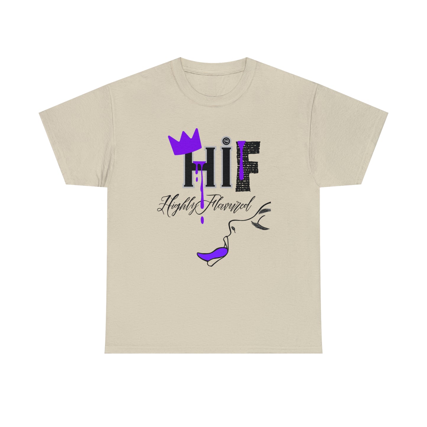 "Savory" PURPLE Drip Tee