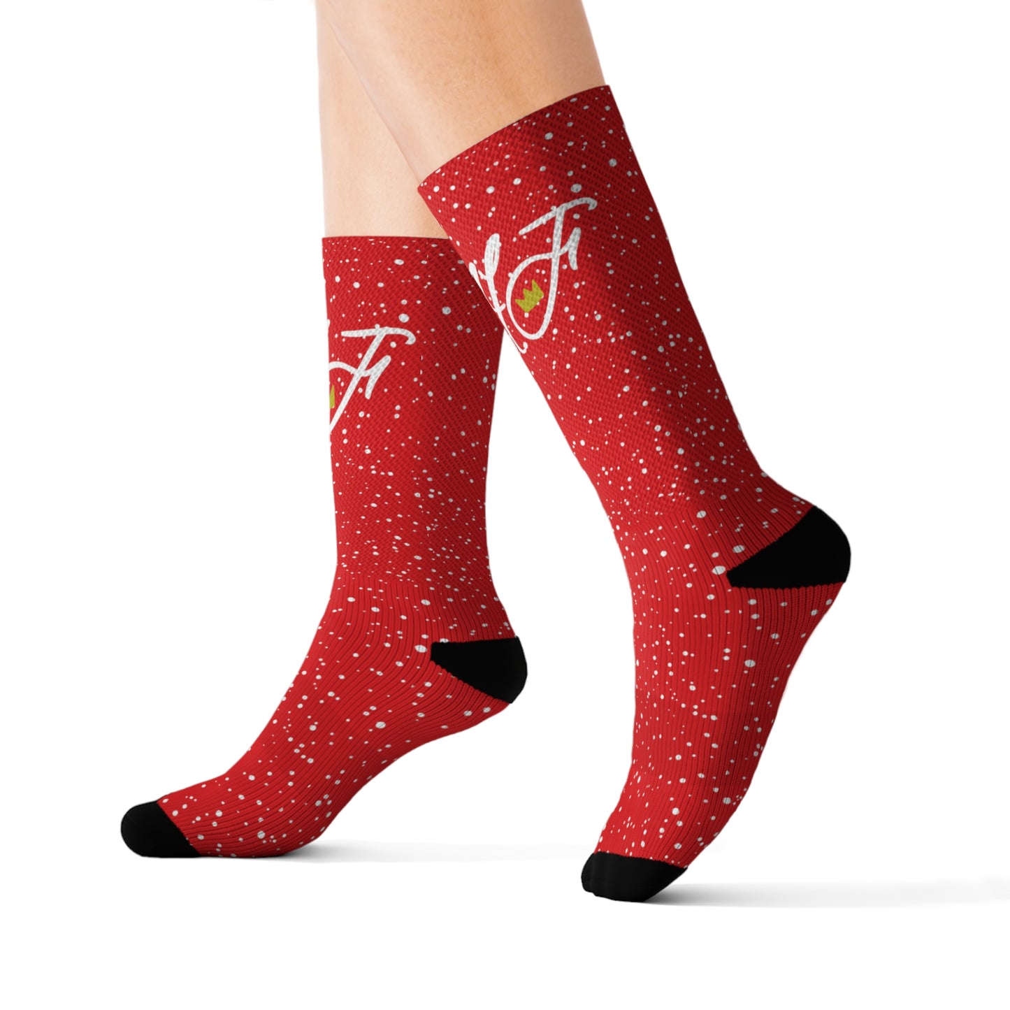 Red “HF” Socks