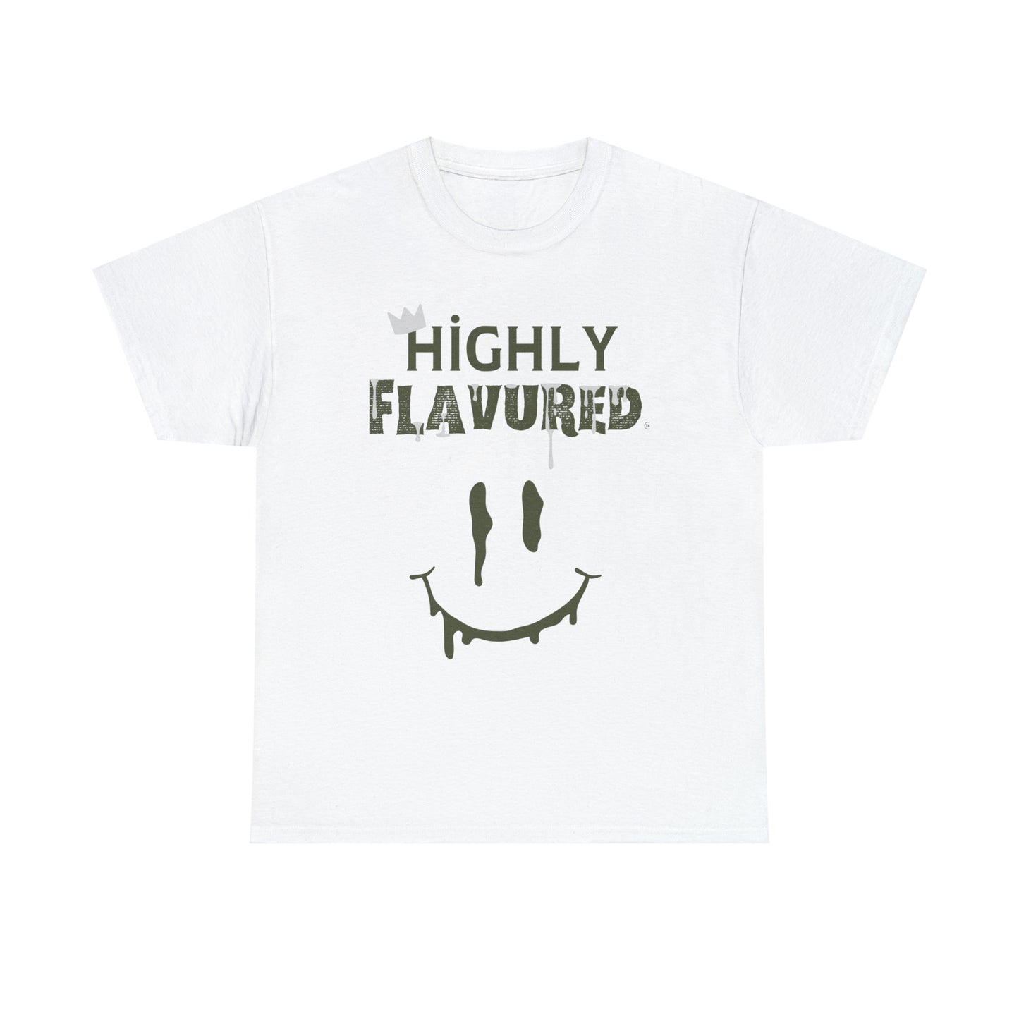 “Smighly” OLIVE/WHT Tee