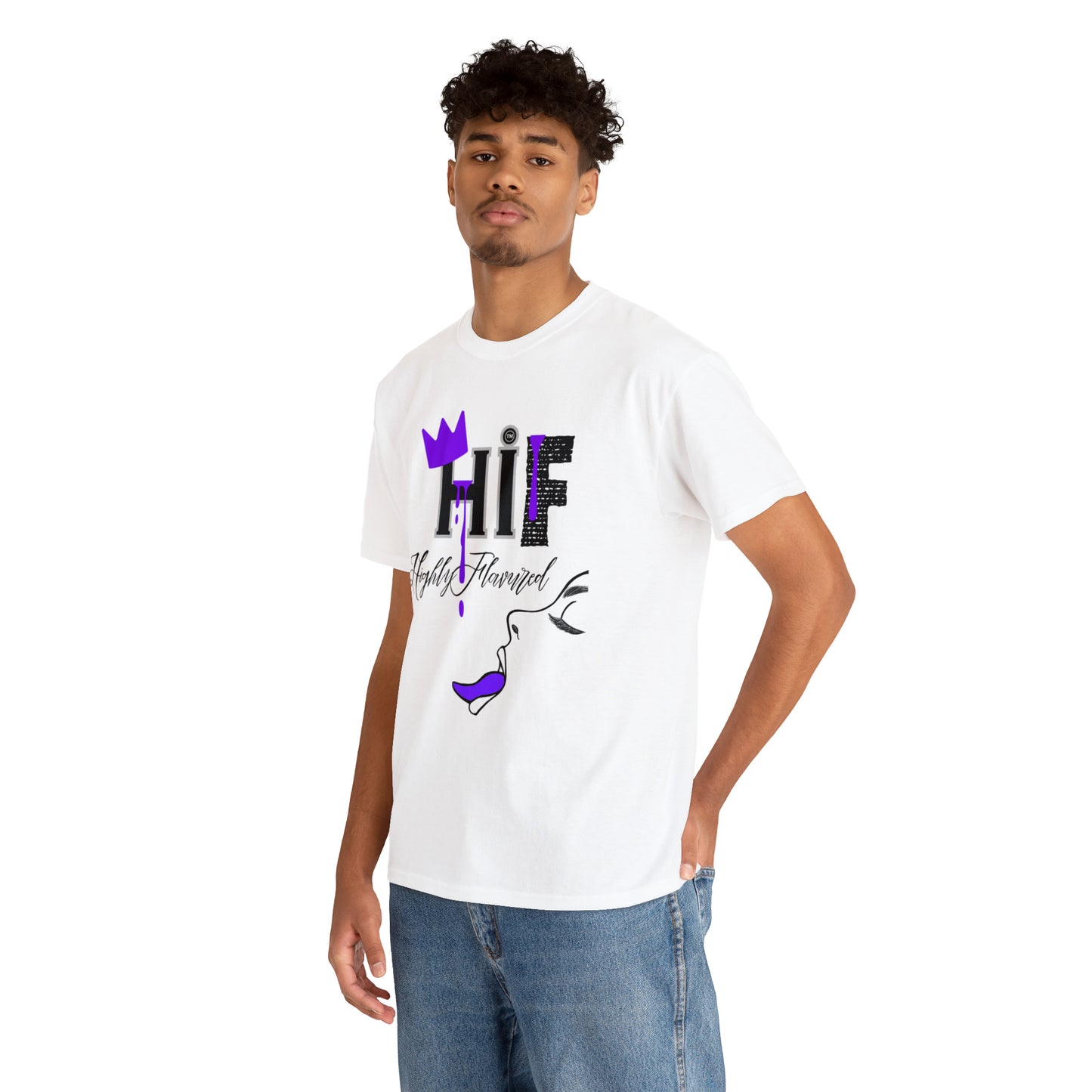 "Savory" PURPLE Drip Tee