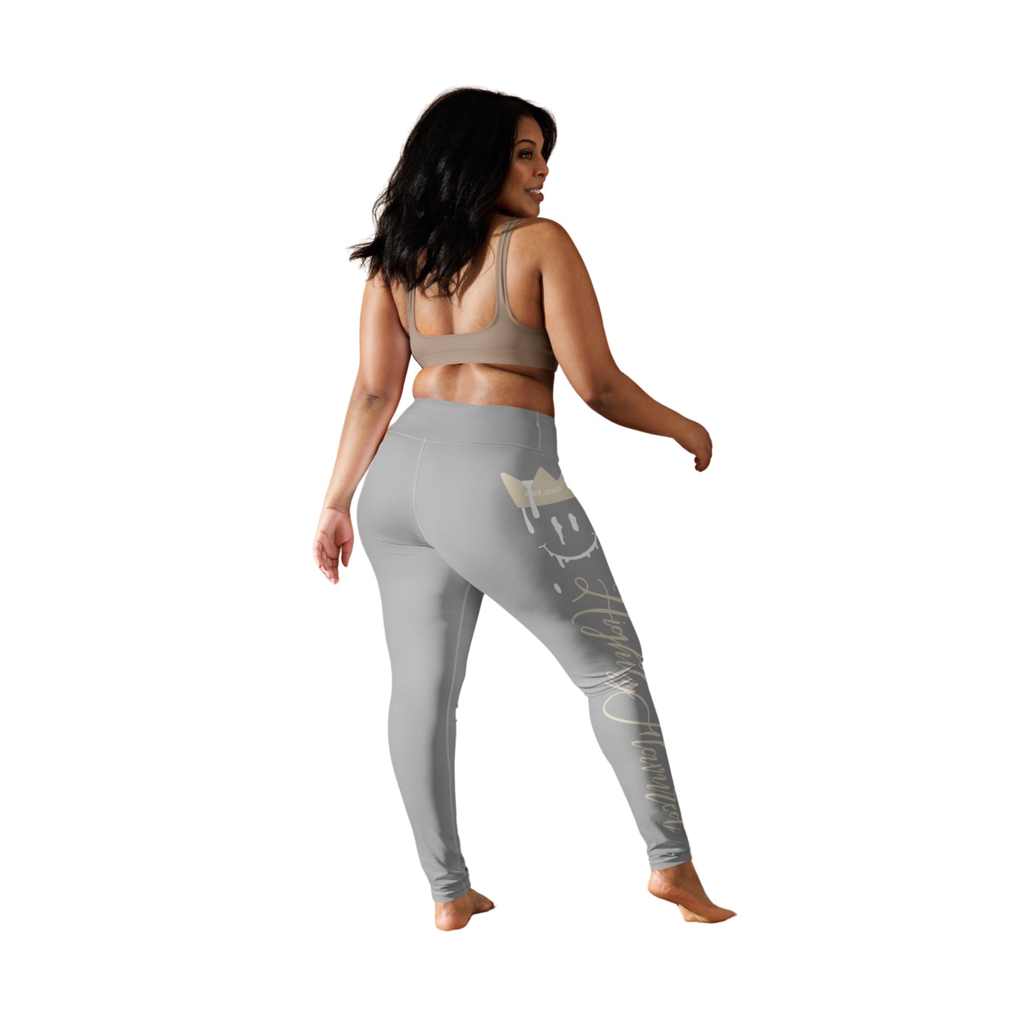 Grey “HF” Jordan 3 Craft Ivory Yoga Leggings