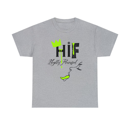 "Savory" NEON GREEN Drip Tee