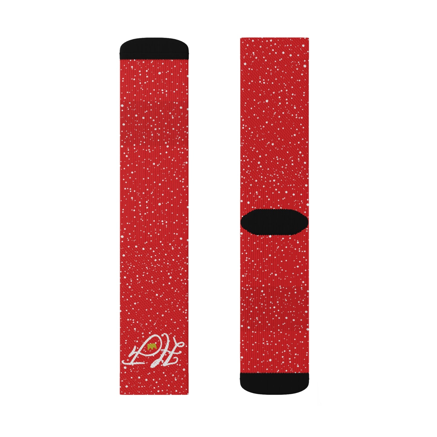 Red “HF” Socks