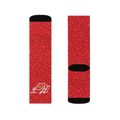 Red “HF” Socks