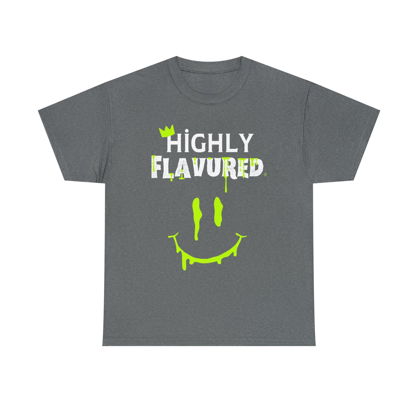 "Smighly" NEON GREEN Drip Tee