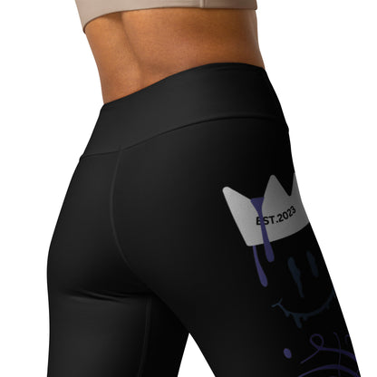 “HF” Jordan 14 Love Letter BLK Yoga Leggings