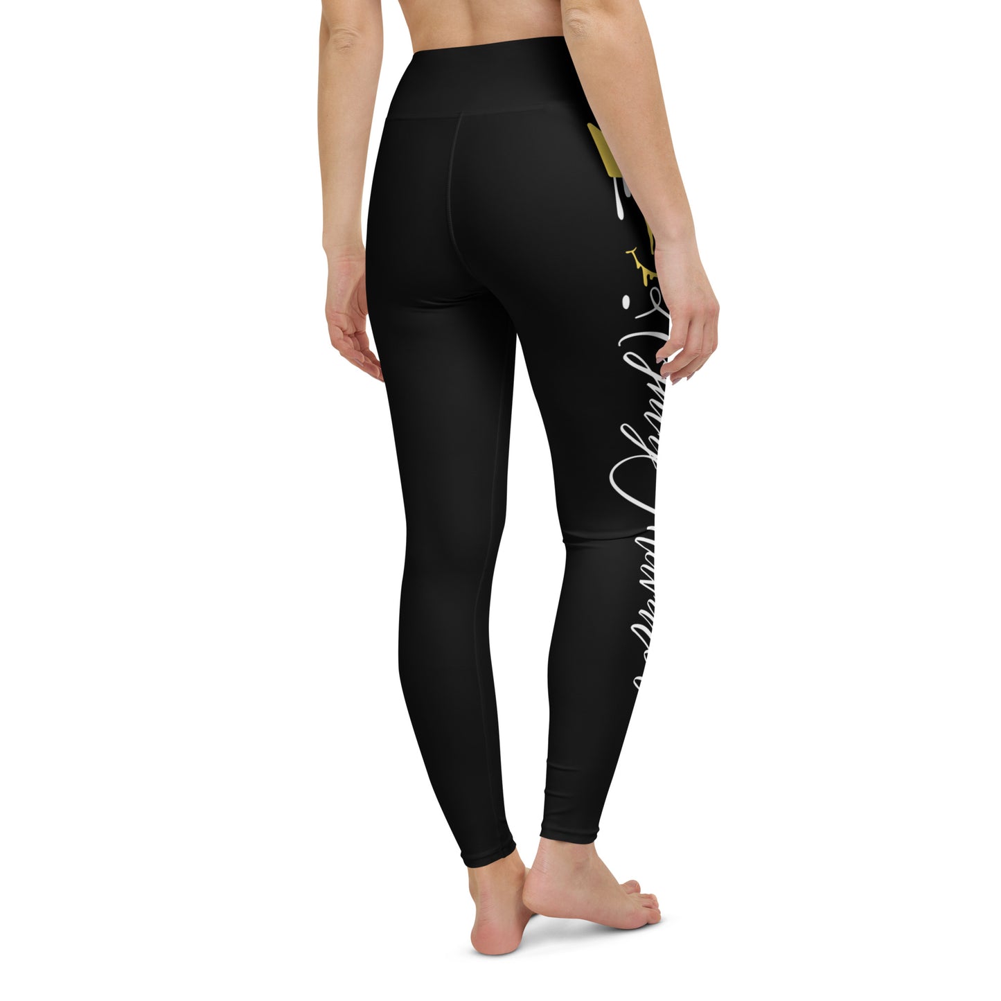 “HF” Original Black Yoga Leggings