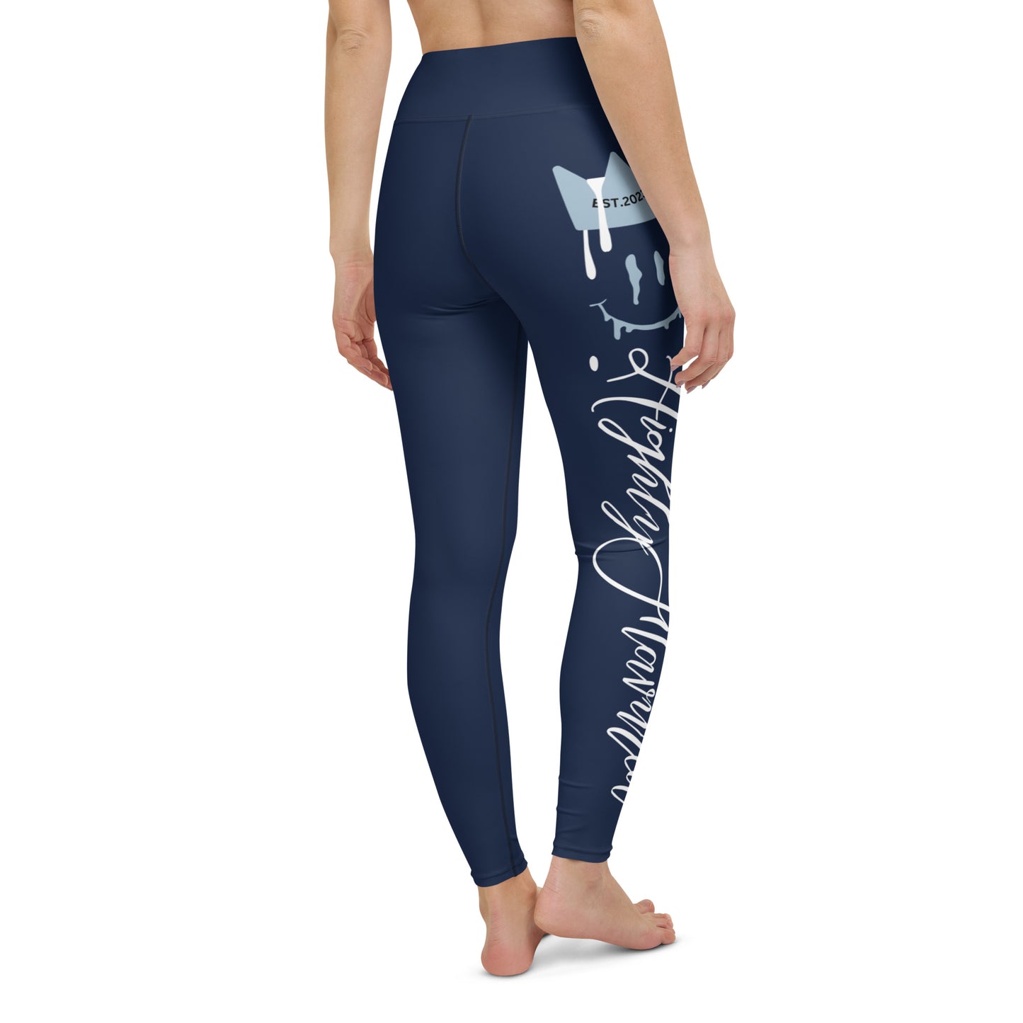 “HF” Navy Air Jordan 5 Yoga Leggings