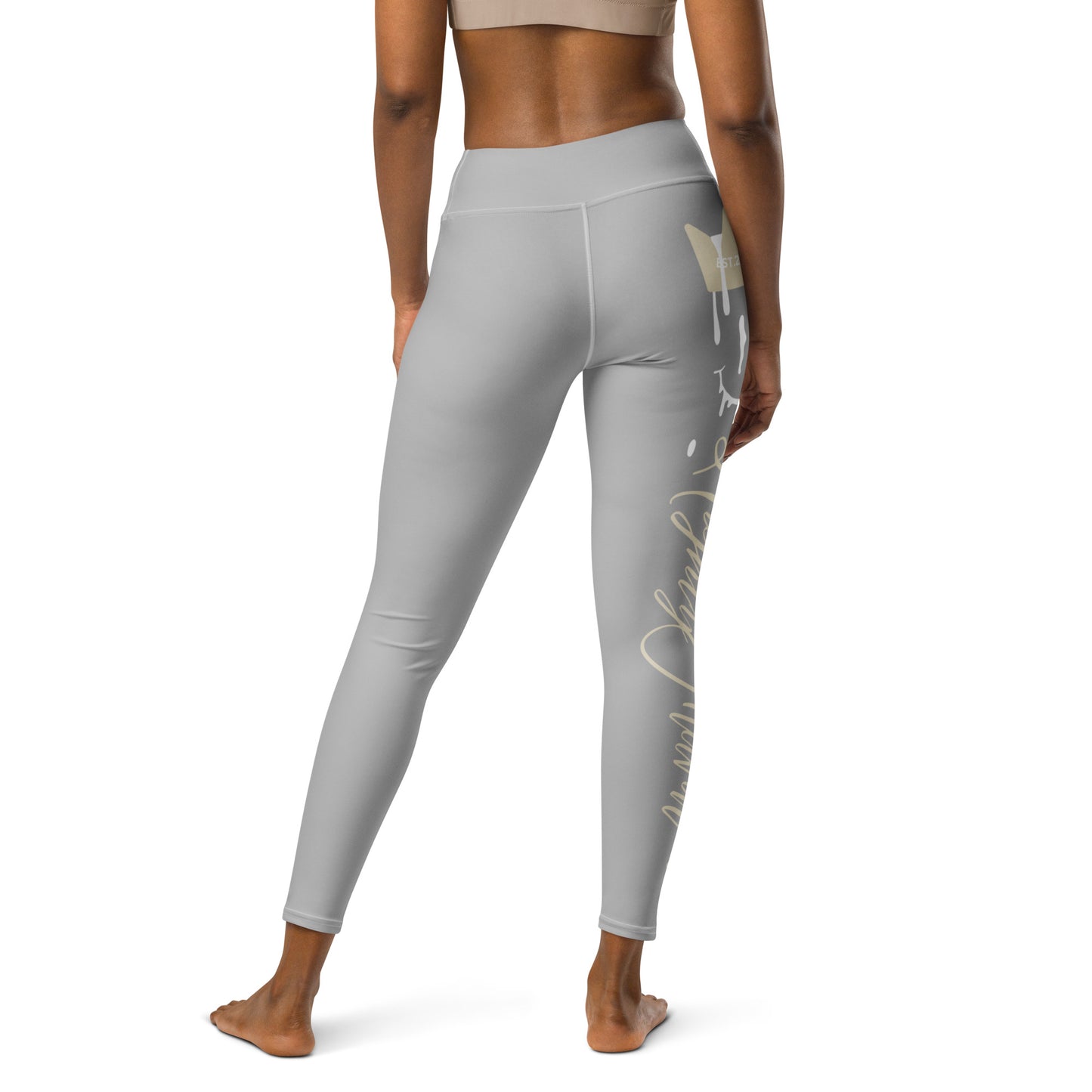 Grey “HF” Jordan 3 Craft Ivory Yoga Leggings