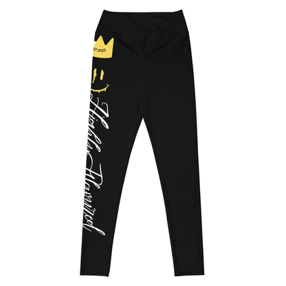 “HF” Original Black Yoga Leggings