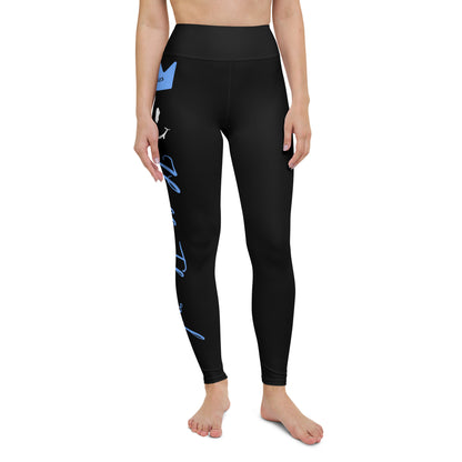 “HF” Black/Carolina Blue Jordan 1 Yoga Leggings