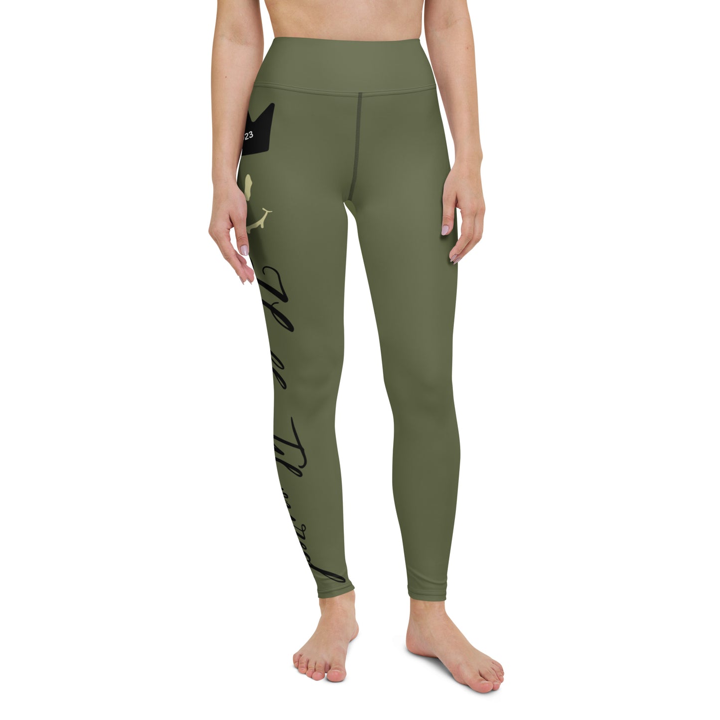 “HF” OLIVE Jordan 4 Craft Yoga Leggings