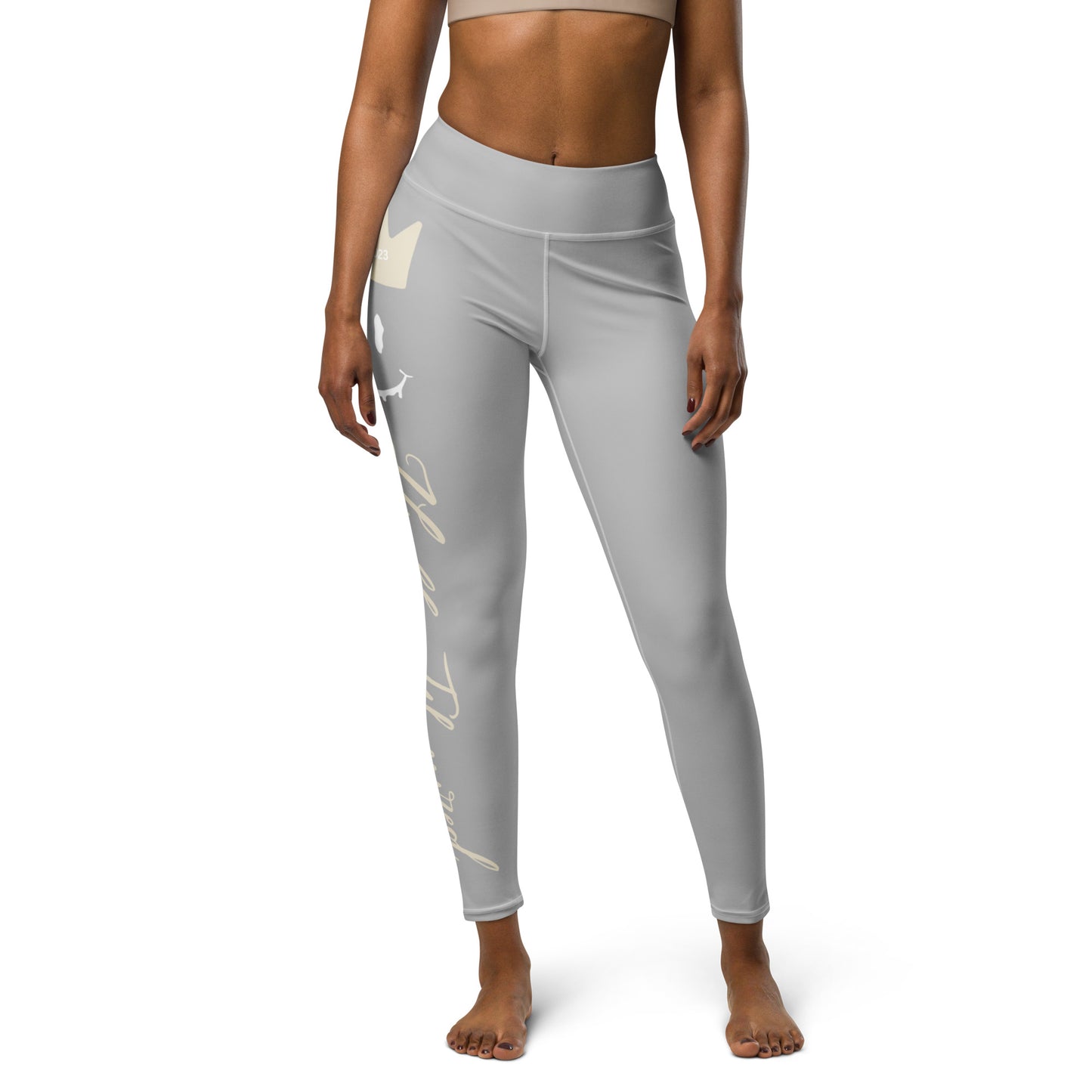 Grey “HF” Jordan 3 Craft Ivory Yoga Leggings