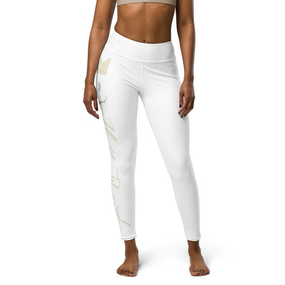 White “HF” Jordan 3 Craft Ivory Yoga Leggings