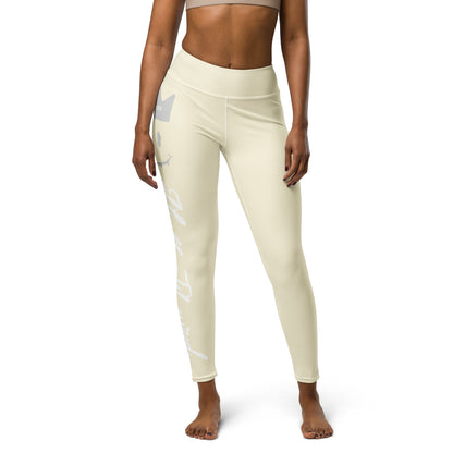 Ivory “HF” Jordan 3 Craft Yoga Leggings