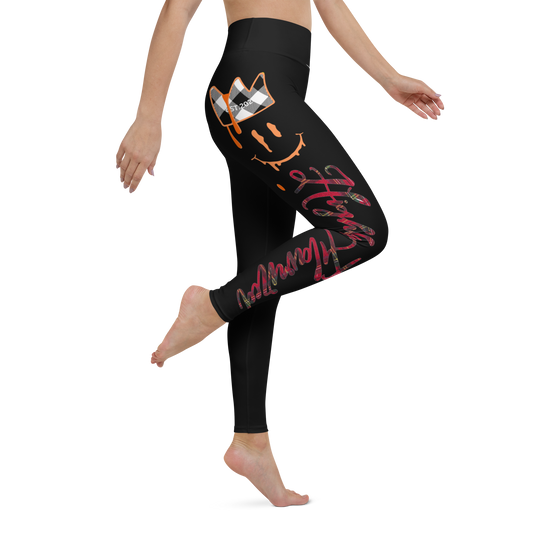 Plaid Jordan 5 Retro HF Yoga Leggings