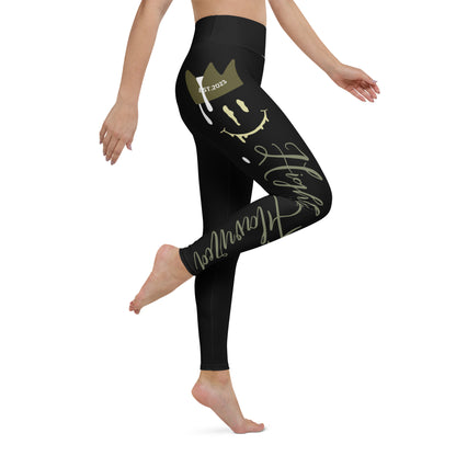 “HF” OLIVE Jordan 4 Craft Yoga Leggings BLK