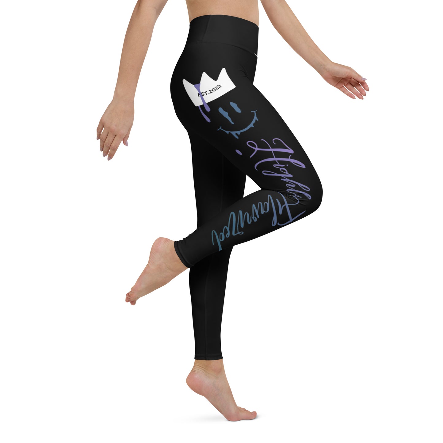 “HF” Jordan 14 Love Letter BLK Yoga Leggings