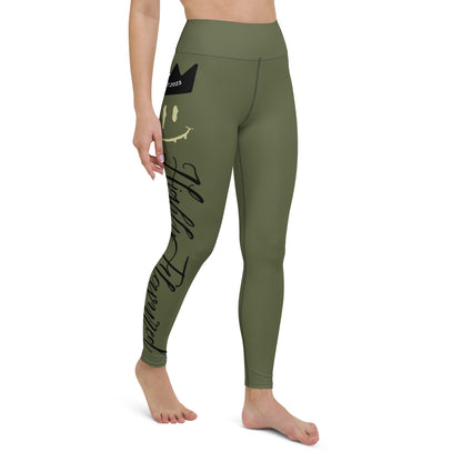 “HF” OLIVE Jordan 4 Craft Yoga Leggings