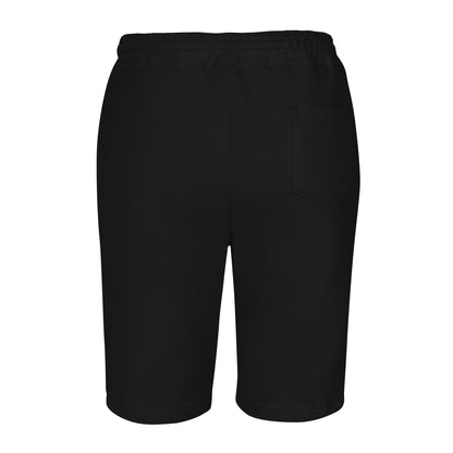 "HF" Black Men's fleece shorts