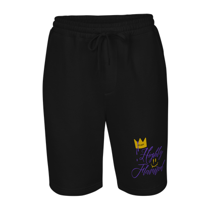 Jordan 12 Retro Black/Purple Fleece Shorts