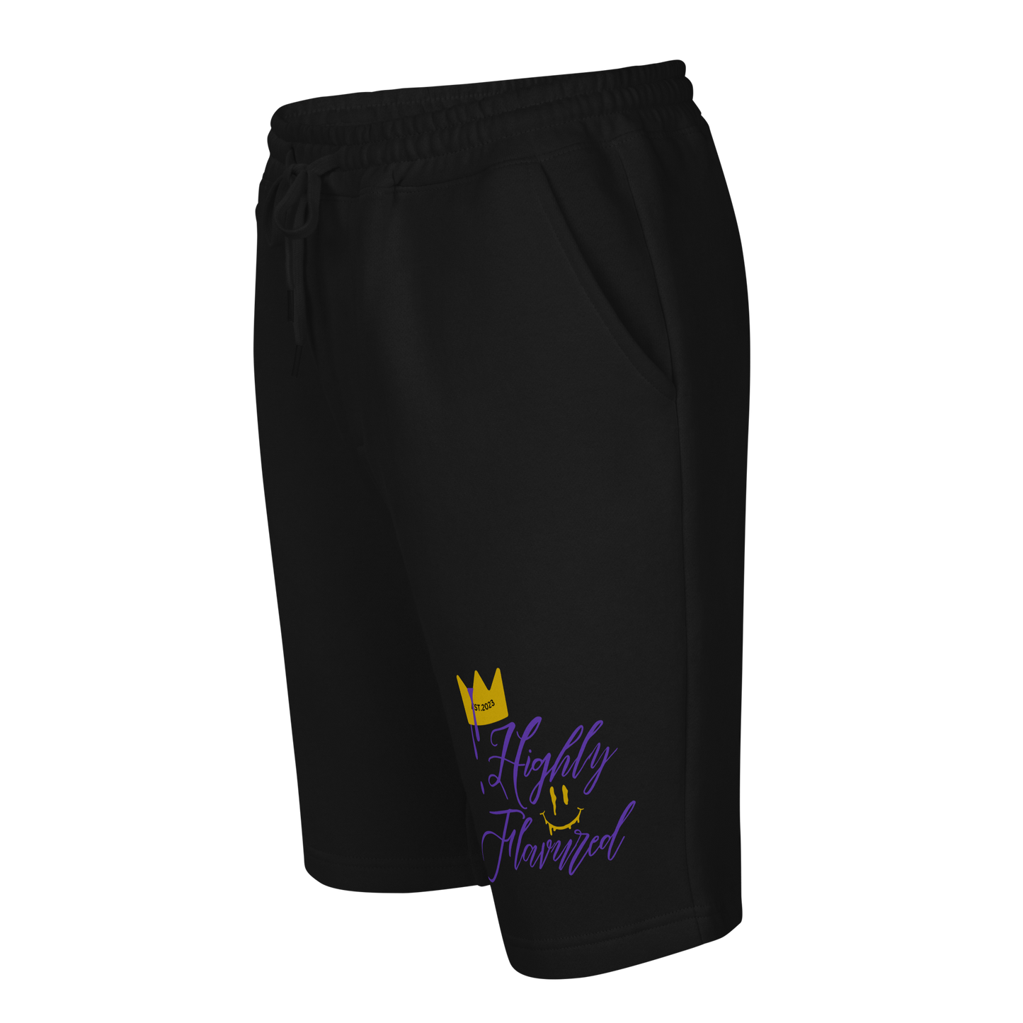 Jordan 12 Retro Black/Purple Fleece Shorts